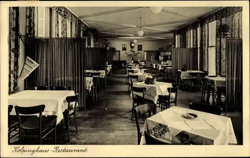 Ak Karlsruhe in Baden, Kolpinghaus, Restaurant