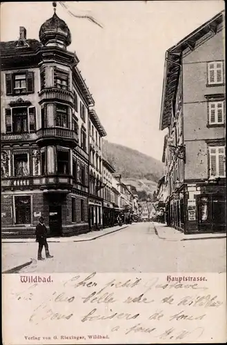 Ak Bad Wildbad im Schwarzwald, Hauptstraße