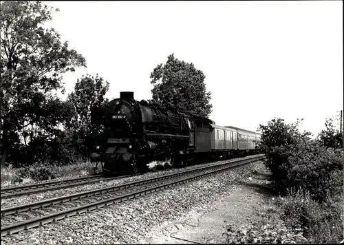 Foto Ak Dampflokomotive in Fahrt, 012 100 des Bw Rheine mit E 3260