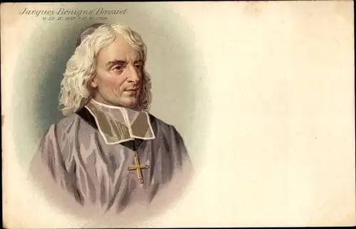 Litho Jacques Bénigne Bossuet, französischer Bischof und Autor