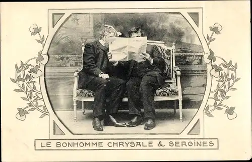 Passepartout Ak Le Bonhomme Chrysale et Sergines, Les Annales Politiques et Litteraires