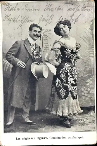 Ak Les origineaux Elgona's, Combination acrobatique