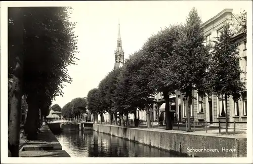 Ak Schoonhoven Südholland Niederlande, Haven