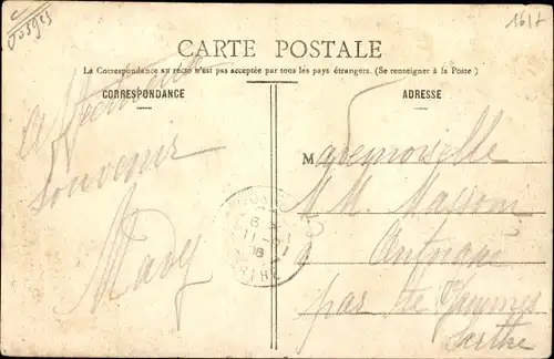 Ak Deycimont Vosges, Eglise et Pont, Kirche, Brücke, Eisenbahnschienen