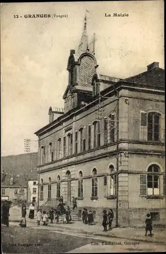 Ak Granges sur Vologne Vosges, La Mairie, Außenansicht