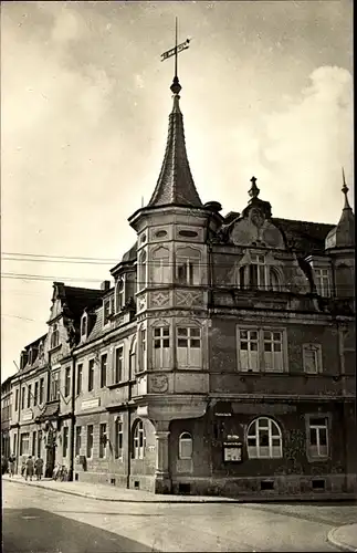 Ak Elsterwerda in Brandenburg, Blick auf das Rathaus