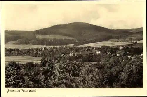 Ak Gehren Ilmenau in Thüringen, Panorama, Berge