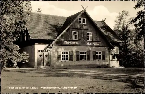 Ak Bad Liebenstein im Thüringer Wald, Waldgaststätte Hubertushof