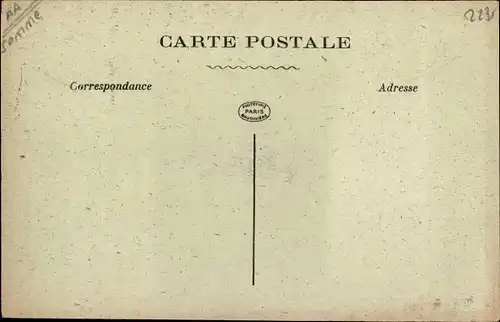 Ak Amiens Somme, en 1918, Maison Hunebelle, zerstörtes Gebäude, Kriegszerstörung, 1. Weltkrieg