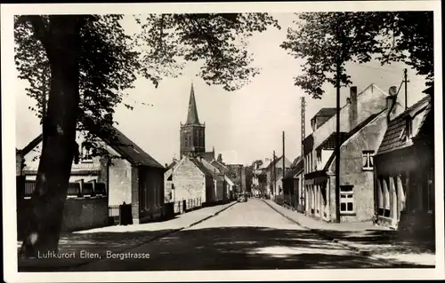Ak Elten Emmerich am Niederrhein, Bergstrasse