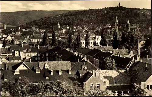 Ak Arnstadt Thüringen, Panorama der Stadt, Hausdächer