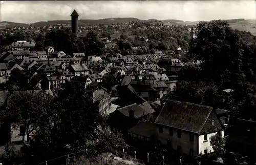 Ak Auerbach im Vogtland, Luftbild vom Ort