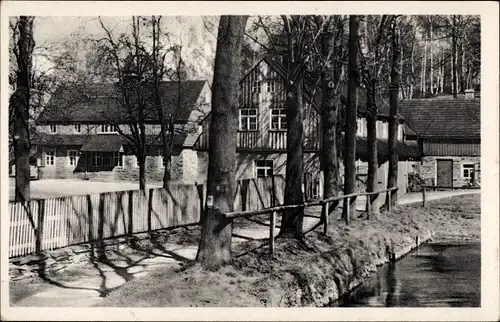 Ak Affalter Lößnitz im Erzgebirge Sachsen, Jugendherberge Klara Zetkin