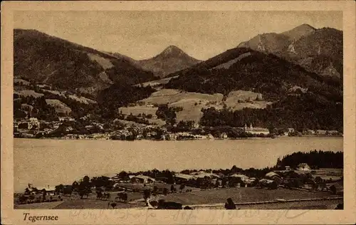 Ak Tegernsee in Oberbayern, Landschaftsbild