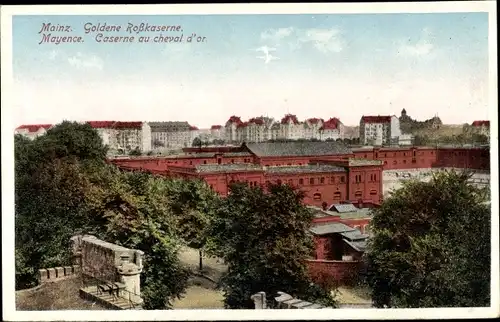 Ak Mainz in Rheinland Pfalz, Goldene Roßkaserne, Caserne au cheval d'or