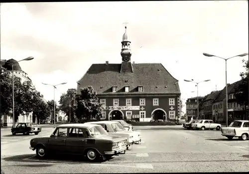 Ak Finsterwalde in der Niederlausitz, Markt mit Kreiskulturhaus