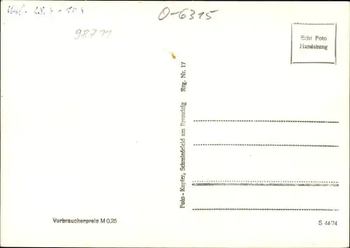 Ak Schmiedefeld am Rennsteig Suhl Thüringen, Gasthaus "Zwei Linden", Außenansicht, Innenansichten