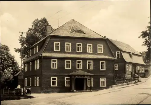 Ak Schmiedefeld am Rennsteig Suhl Thüringen, Hotel Thüringer Hof, FDGB Vertragsheim