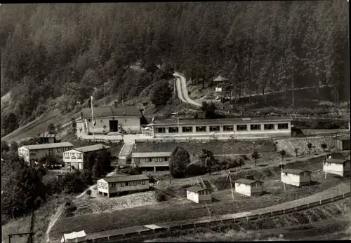 Ak Unterweißbach im Thüringer Wald, Ferienlager VEB IMO Leipzig, Gesamtansicht