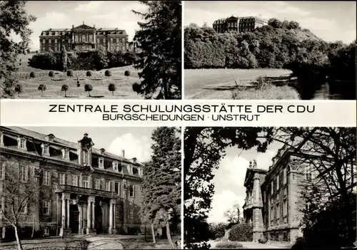 Ak Burgscheidungen Laucha an der Unstrut, Zentrale Schulungsstätte der CDU