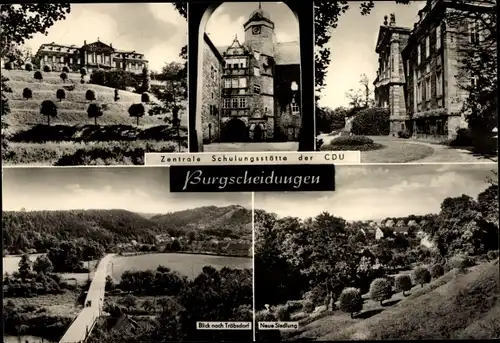 Ak Burgscheidungen Laucha an der Unstrut, Zentrale Schulungsstätte der CDU, Tröbsdorf