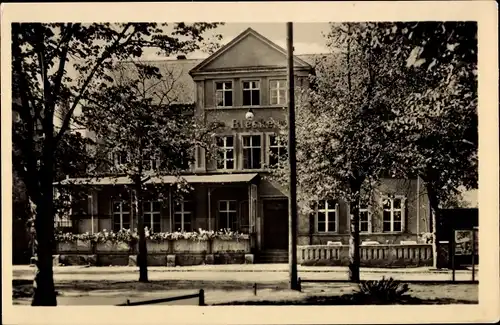 Ak Burg im Spreewald, Hotel Bleske, HO Vertragsgaststätte, FDGB Vertragsheim