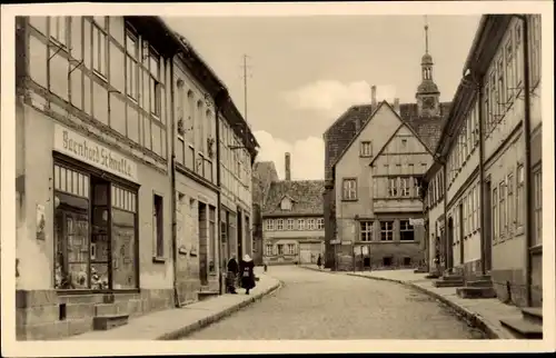 Ak Kelbra am Kyffhäuser, Marktstraße, Geschäft Bernhard Schnelle