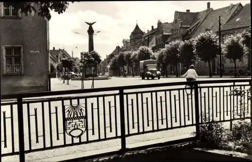 Ak Doberlug Kirchhain in Brandenburg, Marktplatz
