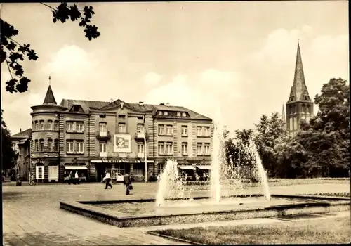 Ak Bitterfeld in Sachsen Anhalt, HO-Hotel "Central"