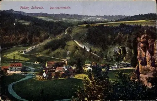 Ak Behringersmühle Gößweinstein in Oberfranken, Ort mit Umgebung