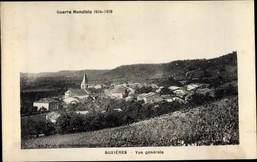 Ak Buxières sous les Côtes Meuse, Vue générale