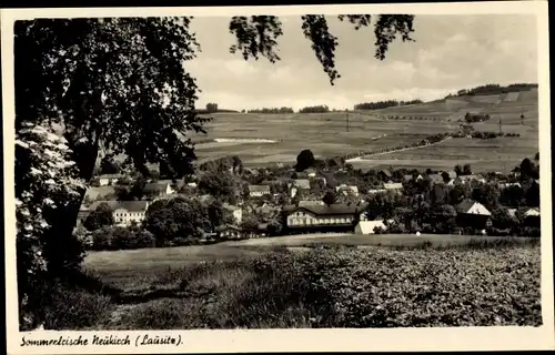 Ak Neukirch Lausitz Sachsen, Ortsansicht