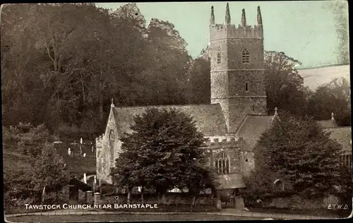 Ak Tawstock Devon, Church near Barnstaple
