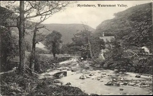 Ak Myrtleberry Lynmouth Devon, Watersmeet Valley