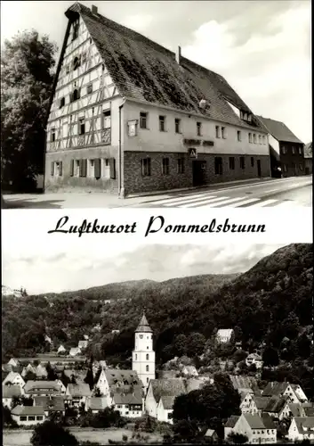 Ak Pommelsbrunn Mittelfranken, Gasthof zum Stern, Panorama