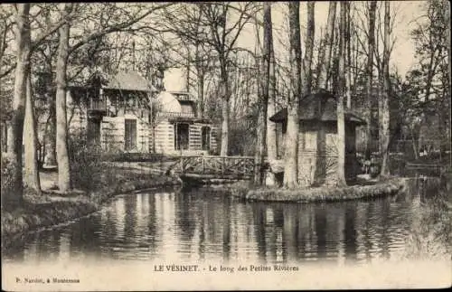 Ak Le Vésinet Yvelines, Le long des Petites rivières