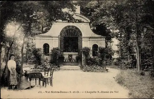 Ak Val Notre Dame Val d'Oise, Chapelle Notre Dame du Val
