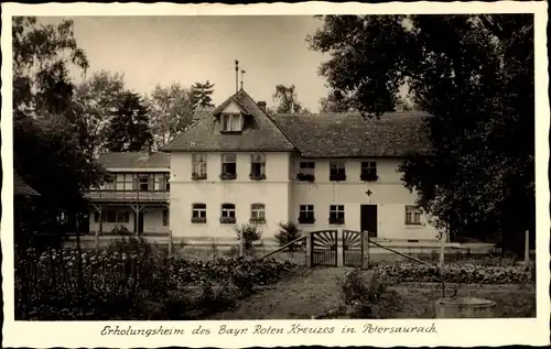 Ak Petersaurach in Bayern, Erholungsheim des Bayr. Roten Kreuzes