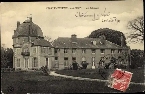 Ak Chateauneuf sur Loire Loiret, Le Chateau