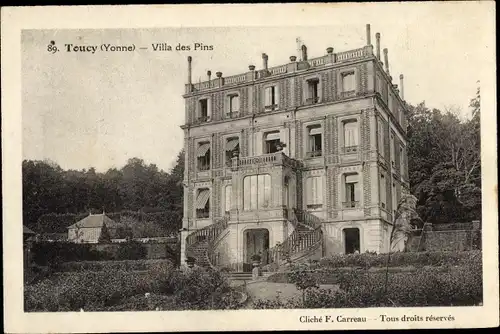 Ak Toucy Yonne, Villa des Pins