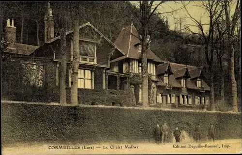 Ak Cormeilles Eure, Le Chalet Mahler