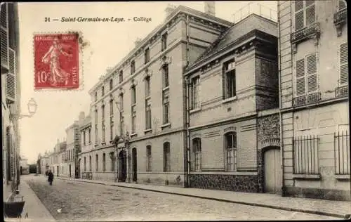 Ak Saint Germain en Laye Yvelines, Collège