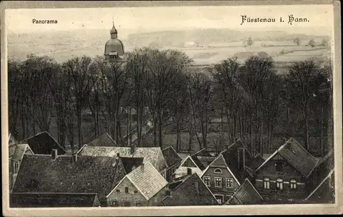 Ak Fürstenau Vechelde in Niedersachsen, Panorama der Ortschaft