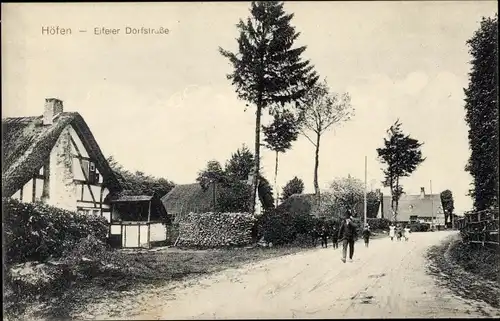 Ak Höfen Monschau Montjoie in der Eifel, Eifeler Dorfstraße