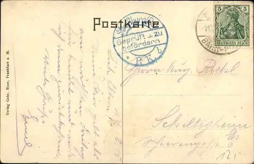 Ak Höfen an der Enz Schwarzwald, Gesamtansicht, Villa Commerell, Villa Lorch