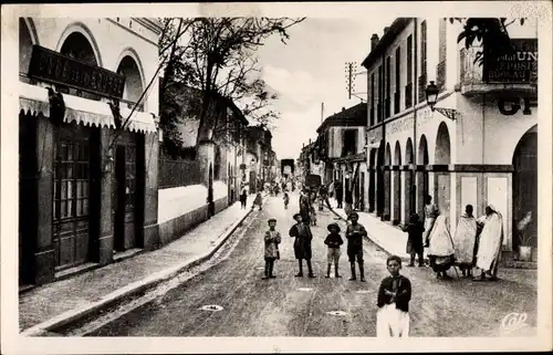 Ak Cherchell Algerien, Rue Cesaree