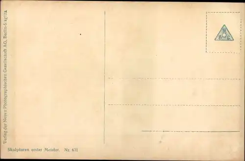 Ak Plastik von R. Boeltzig, Reifenwerferin