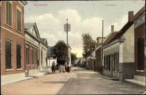 Ak Sliedrecht Südholland Niederlande, Kerkbuurt