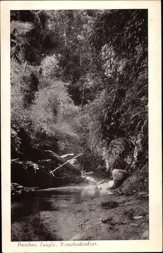 Ak Indonesien, Bamboo Jungle, Nongkodjadjar, Fluss