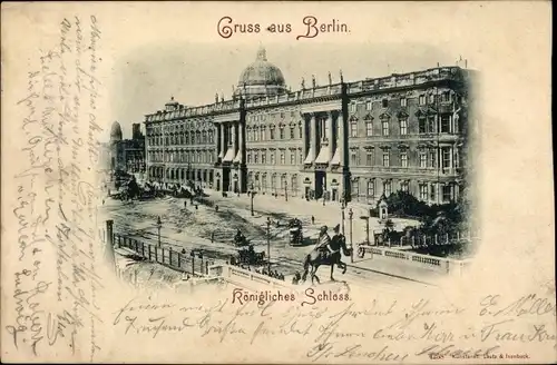 Ak Berlin Mitte, Königliches Schloss